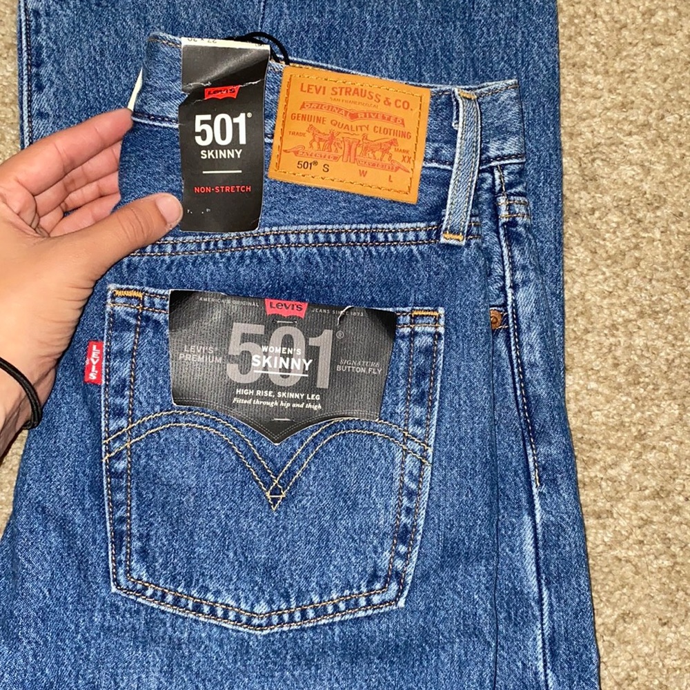 levi’s 501 skinny jeans
